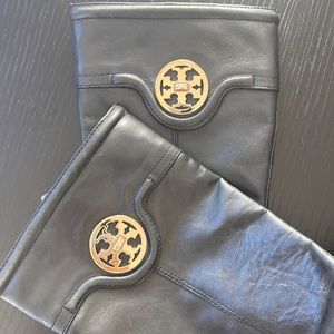 Tory Burch black leather boots